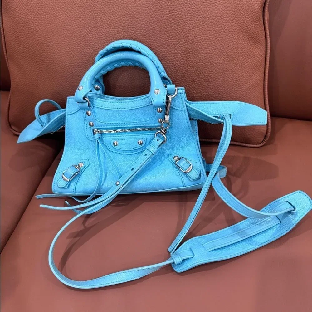 BALENCIAGA Mini Neo Classic City Leather Bag - Picture 1 of 6